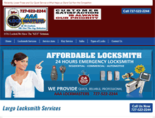 Tablet Screenshot of locksmithpinellascounty.com